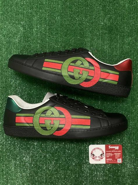 gucci ace sneakers stripe|gucci ace sneakers interlocking g.